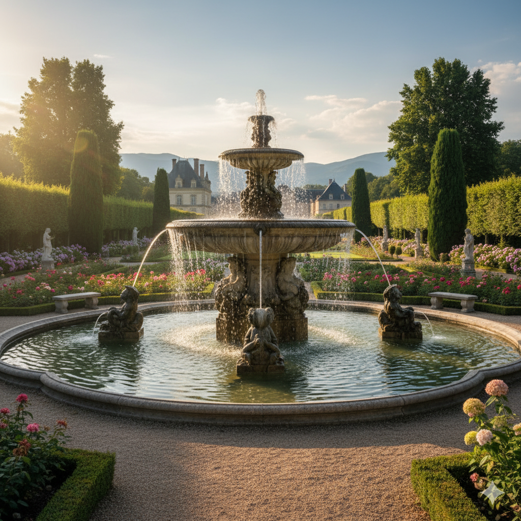 Nature and Water Fountain